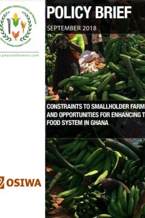 Constraints to smallholder and opportunities for enhanced
